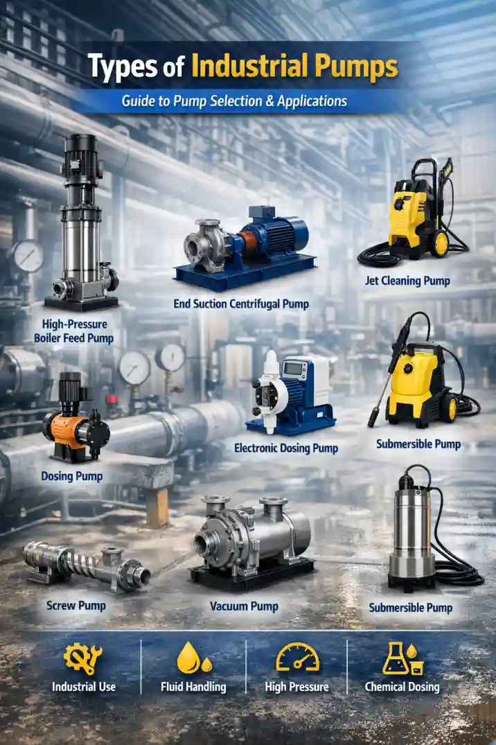 Types of Industrial Pumps and Their Applications